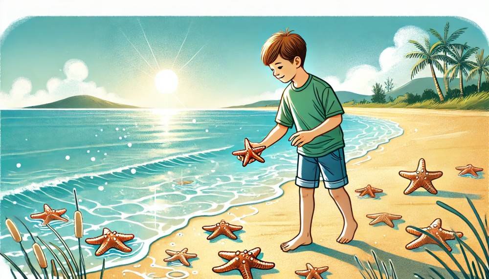 Cuentos Cortos para Niños con Reflexión Las Estrellas del Mar