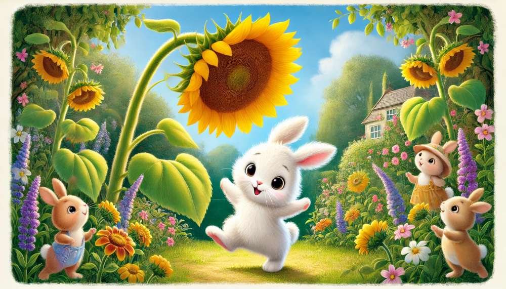 cuento corto para bebes en ingles Little Bunny Garden